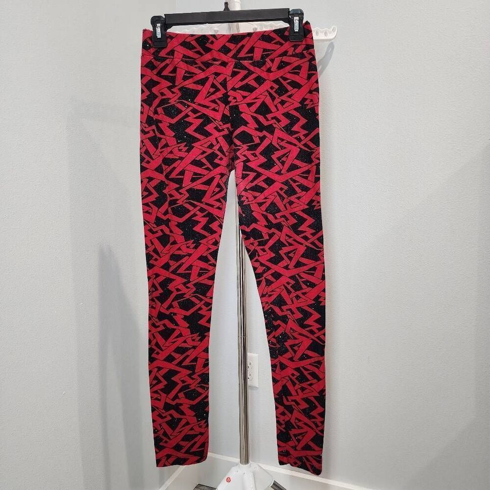 Air Jordan youth XXL Girls Leggings Red Black